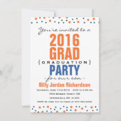 2016 Moderne afstudeerfeestuitnodiging - Sinaasapp Kaart (Voorkant)