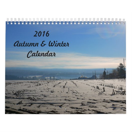 2016 New England Herfst- en Winterkalender Kalender (Hoes)