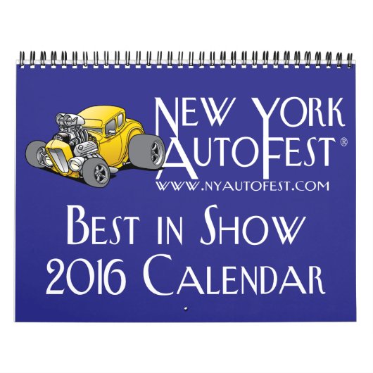 2016 New York AutoFest Agenda Kalender (Hoes)