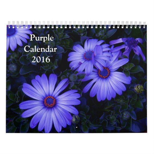 2016 Paarse Kalender (Hoes)