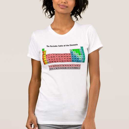 2016 Periodic Table of the Elements T-shirt (Voorkant)