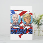 2016 Presidentiële verkiezingen Briefpapier (Staand voorkant)