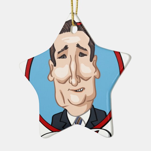 2016 Presidentiële verkiezingen Keramisch Ornament (Links)