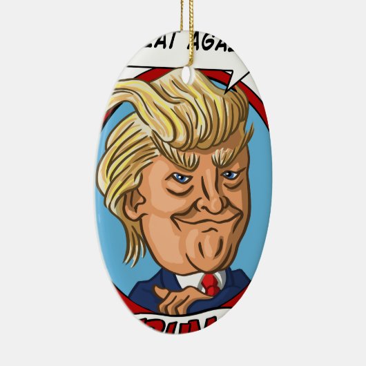 2016 Presidentiële verkiezingen Keramisch Ornament (Rechts)