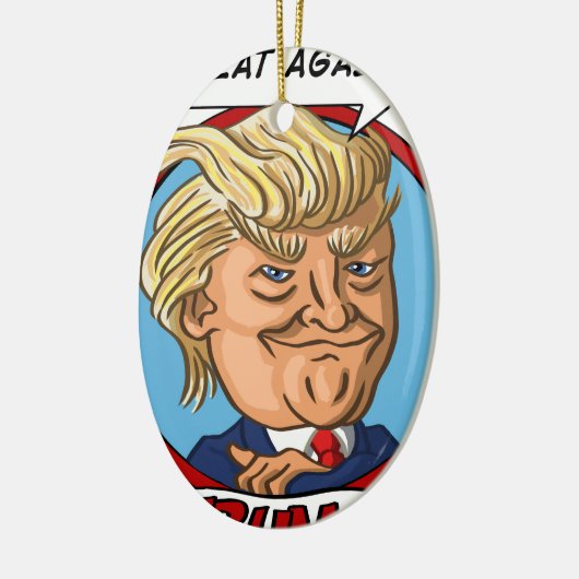 2016 Presidentiële verkiezingen Keramisch Ornament (Links)