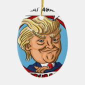 2016 Presidentiële verkiezingen Keramisch Ornament (Voorkant)