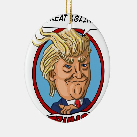 2016 Presidentiële verkiezingen Keramisch Ornament (Rechts)