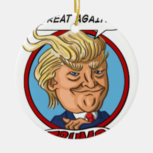 2016 Presidentiële verkiezingen Keramisch Ornament