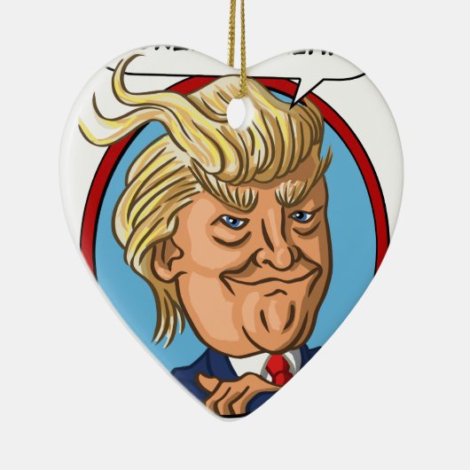 2016 Presidentiële verkiezingen Keramisch Ornament (Rechts)