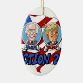 2016 Presidentiële verkiezingen Keramisch Ornament (Rechts)