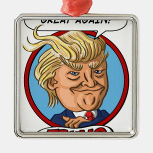 2016 Presidentiële verkiezingen Metalen Ornament