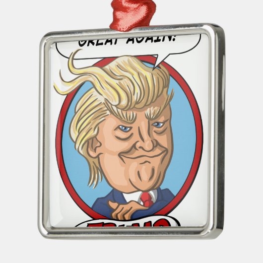 2016 Presidentiële verkiezingen Metalen Ornament (Links)