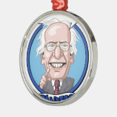 2016 Presidentiële verkiezingen Metalen Ornament (Links)