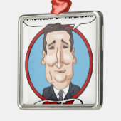 2016 Presidentiële verkiezingen Metalen Ornament (Links)