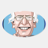 2016 Presidentiële verkiezingen Ovale Sticker (Voorkant)