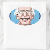 2016 Presidentiële verkiezingen Ovale Sticker (Tas)