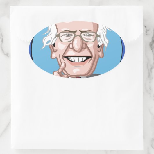 2016 Presidentiële verkiezingen Ovale Sticker (Tas)