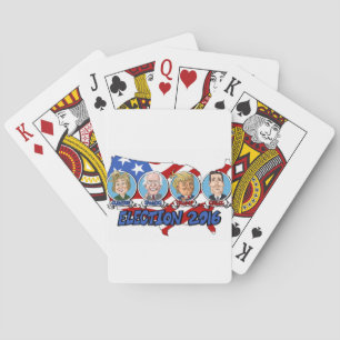 2016 Presidentiële verkiezingen Pokerkaarten