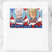 2016 Presidentiële verkiezingen Rechthoekige Sticker (Tas)