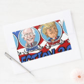 2016 Presidentiële verkiezingen Rechthoekige Sticker (Envelop)