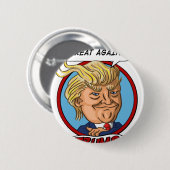 2016 Presidentiële verkiezingen Ronde Button 5,7 Cm (Voorkant /achterkant)