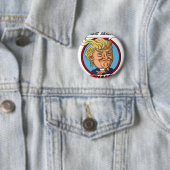 2016 Presidentiële verkiezingen Ronde Button 5,7 Cm (In situ)