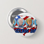 2016 Presidentiële verkiezingen Ronde Button 5,7 Cm (Voorkant /achterkant)