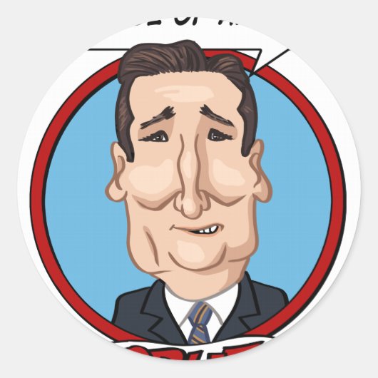 2016 Presidentiële verkiezingen Ronde Sticker (Voorkant)