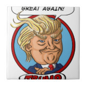 2016 Presidentiële verkiezingen Tegeltje (Voorkant)