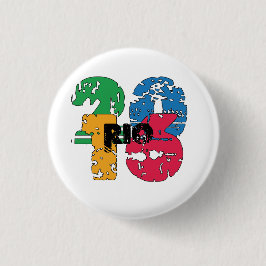 2016 rio de janeiro brasil olimpiadas ronde button 3,2 cm