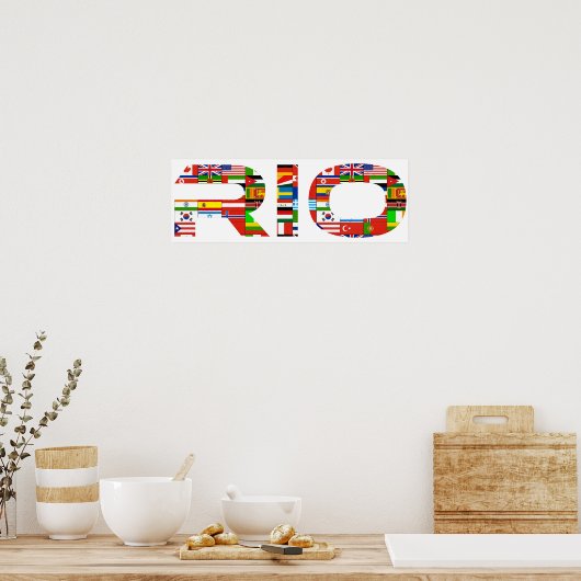 2016: Rio Poster (Keuken)