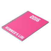 2016 Runner's Log: Activiteiten en training uitvoe Notitieboek (Linkerzijde)
