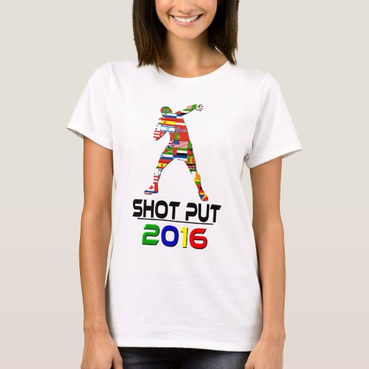 2016:Shotput T-shirt (Voorkant)