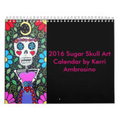 2016 Sugar Skull Day of the dode Calendar Kalender (Hoes)