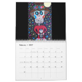 2016 Sugar Skull Day of the dode Calendar Kalender (Feb 2027)