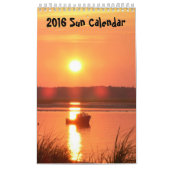 2016 Sun Calendar Kalender (Hoes)