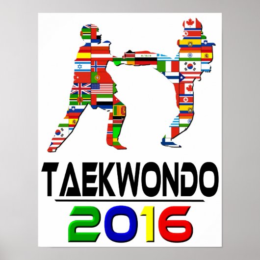 2016:Taekwondo Poster (Voorkant)
