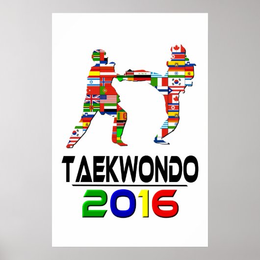 2016:Taekwondo Poster (Voorkant)
