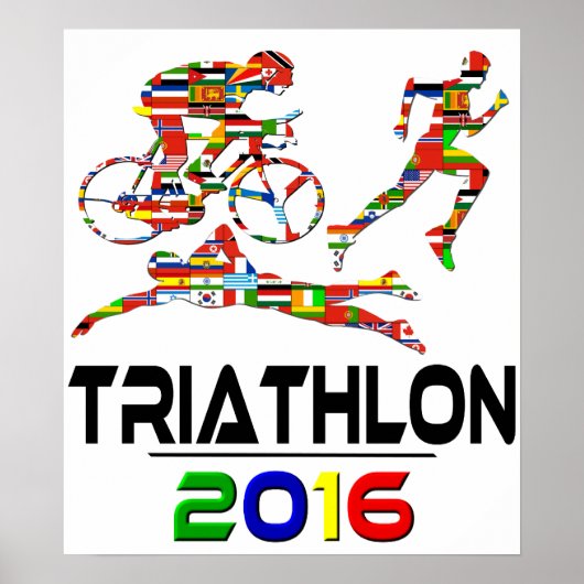 2016: Triathlon Poster (Voorkant)