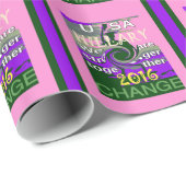 2016 Verkiezingshillary USA We zijn sterker met el Cadeaupapier (Rol Hoek)