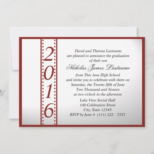 2016 vieren Afstuderen foto Kaart (Achterkant)