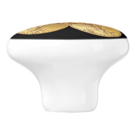 2016 Vrijheid ~ Amerikaanse Gold Eagle ~ * ~ Keramische Knop (Zijkant)