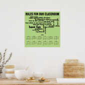 2016 Wandkalender Regels voor onze klas poster (Keuken)
