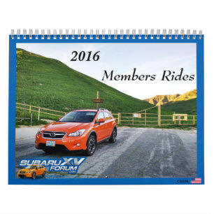 2016 www.subaruxvforum.com Agenda Kalender