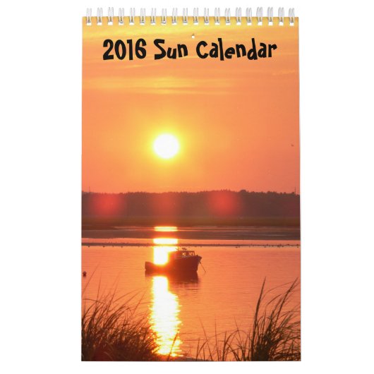 2016 Zonkalender Kalender (Hoes)