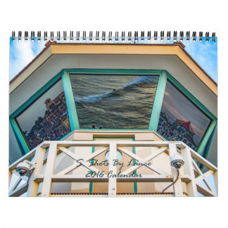 2016 Zonsondergangen en strand Life Calendar Kalender