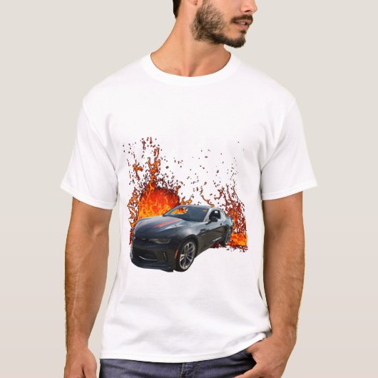 2017 50ste verjaardag Chevy Camaro T-shirt (Voorkant)
