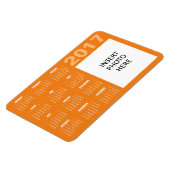 2017 Aangepast fotokalender Magnet - Sinaasappels Magneet (Linkerzijde)