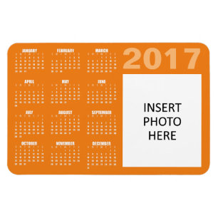 2017 Aangepast fotokalender Magnet - Sinaasappels Magneet