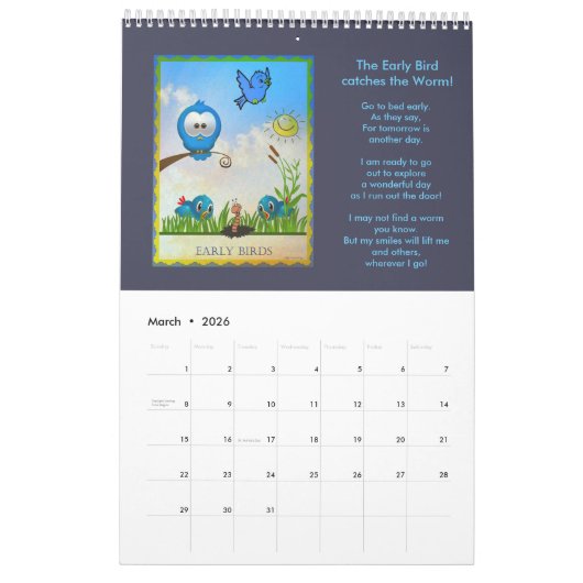 2017 Agenda voor kinderen Kalender (Mar 2026)